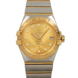 OMEGA Constellation 123 25 35 20 58 002 Date YG 11P Diamond Mens 90290707
